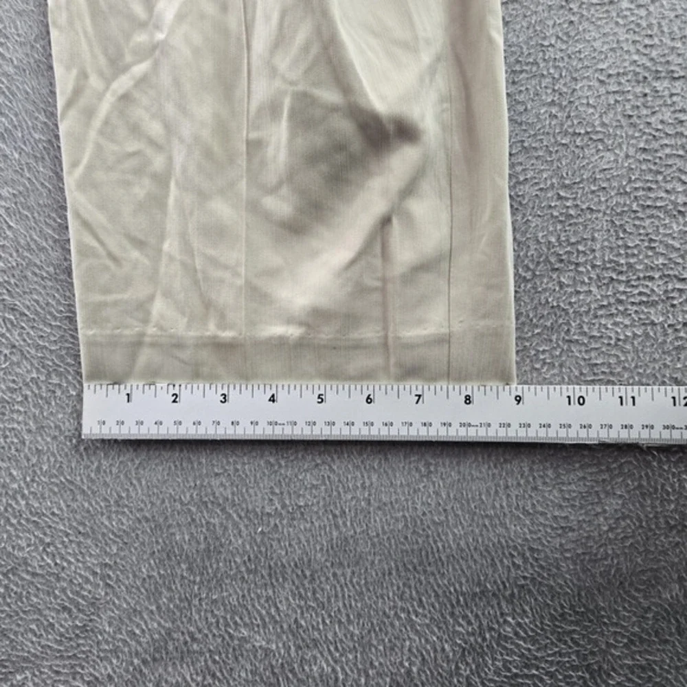 Tommy Bahama Men Pants 35X32 Beige Rayon Silk Pleated‎ 30
